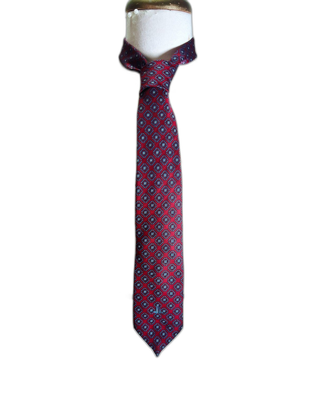 Lavin Men's Tie Vintage 90's Preppy Outerwear Sophisticated Layer Designer